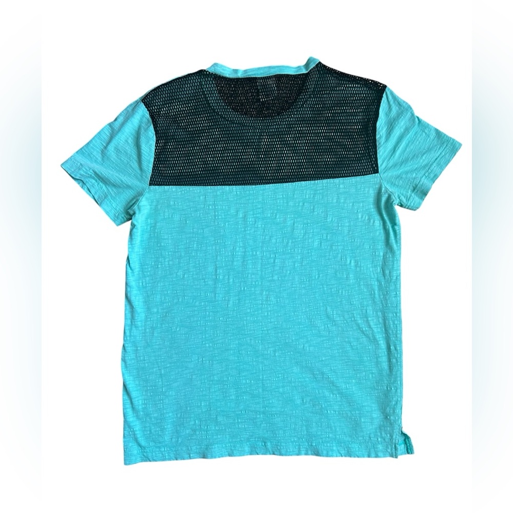 PINK by Victoria’s Secret Aqua and black t-shirt size small NWOT - Picture 4 of 7